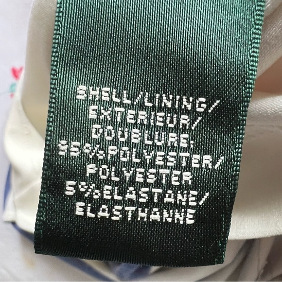 LAUREN RALPH LAUREN SLEEVELESS BLUE /IVORY STRIPED WOMENS DRESS WITH BELT -4 P - Picture 11 of 13